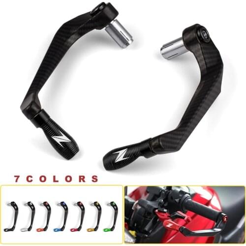 7/8"22mm Motorcycle Handlebar Brake Clutch Levers Protector Guard For Kawasaki Z800 Z650 Z900 Z400 Z1000 Z1000R Z1000SX Z900RS