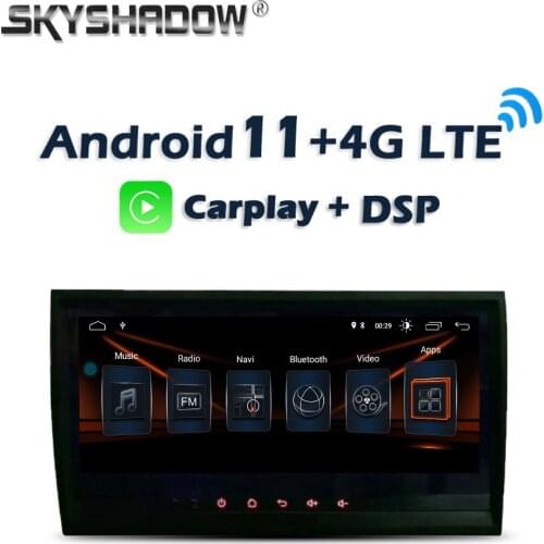 6GB+128GB Carplay 8.8" IPS Android 10.0 Car DVD Player GPS Map WIFI Bluetooth RDS Radio For Porsche Cayenne 2003- 2008 2009 2010