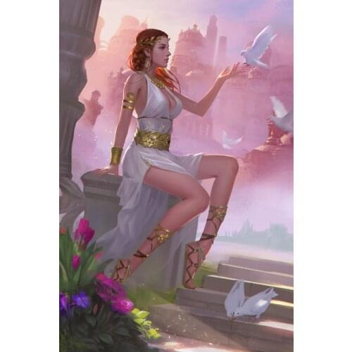 5D DIY Diamond Painting Full Square/Round Drill Pigeon goddess" Embroidery Cross Stitch gift Home Decor Gift