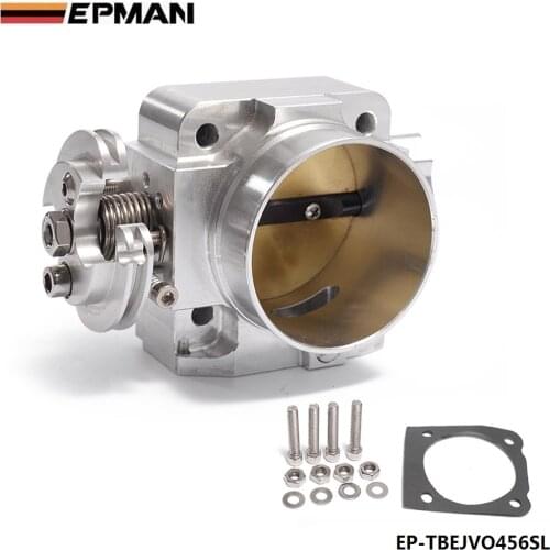 Aluminum Intake Manifold 70mm Throttle Body Performance Billet For Mitsubishi Lancer Evo 4 5 6 4g63 EP-TBEJVO456SL