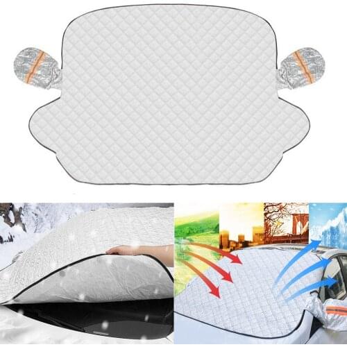 Car Snow Cover Windshield Sunshade Outdoor Waterproof Anti Ice Snow Auto Protector Winter Heat Sun Mat Exterior Cover