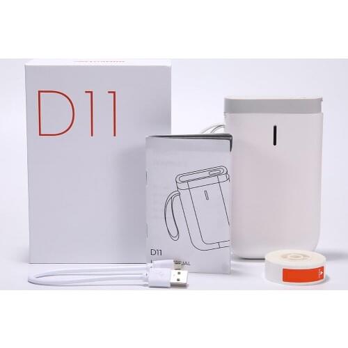 Niimbot D11 Portable Label Printer Wireless Thermal Printer Machine BT Inkless Waterproof Tag Home Office Business Storage