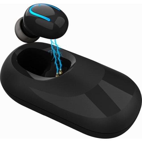 Bluetooth 5.0 HBQ-Q13X Solar Mini Wireless Stereo Sport Earbud With Solar charging bin for Android iOS Phone