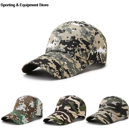 1pc Outdoor Sport Snap Back Caps Camouflage Hat Tactical Military Camo Hunting Cap Hat For Men Adult Cap