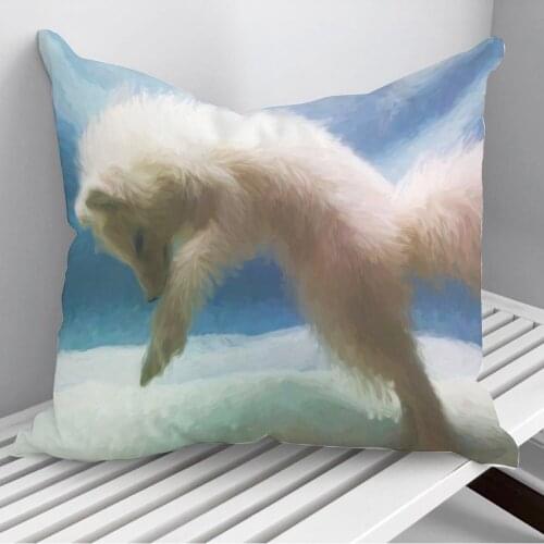Arctic Fox Throw Pillows Cushion Cover On Sofa Home Decor 45*45cm 40*40cm Gift Pillowcase Cojines Dropshipping