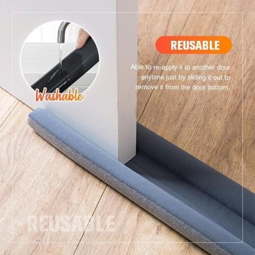 Stopper dust Flexible door noise bottom draft reduction sound Weatherstrip window sealing Blocker 93CM strip proof Sealer under