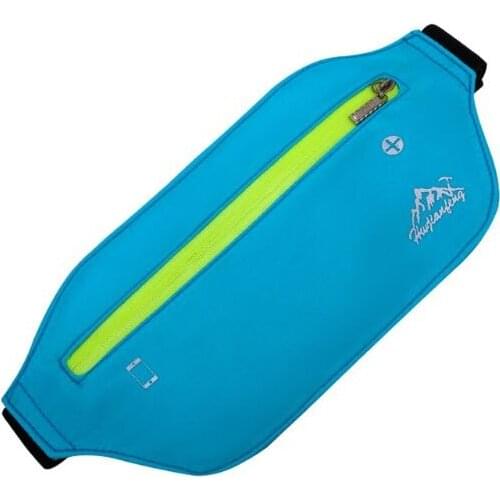 D0LF Sports Fanny Pack Waist Bum Bag Travel Running Bags Slim Belt Phone Pouch for Men Women