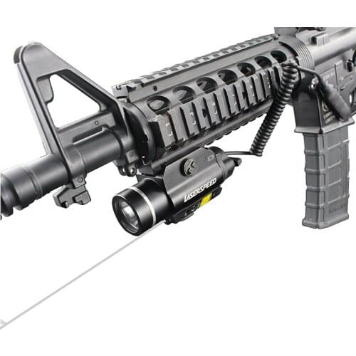 Tactical Invisiable Infrared Laser Sight and Flashlight Picatinny and Weaver Railed for Self- Defense Handguns and Rifles