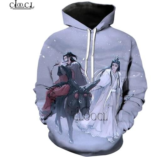 HX Anime Mo Dao Zu Shi 3D Printed Hoodie Men Women Tracksuit Autumn Long Sleeve Pullover Fashion Sport Hoodie Drop Shipping