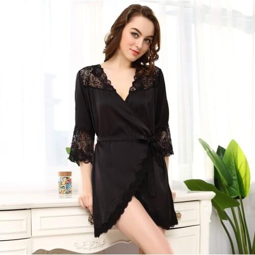 Женские атласные халаты TriTrust China At AliExpress