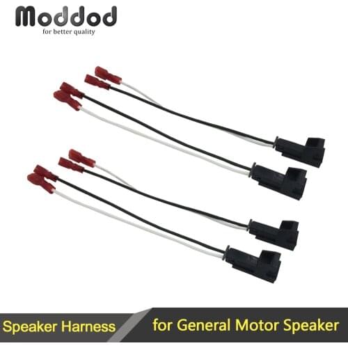 1 or 2 Pairs Cable For General Motor Vehicles Speaker Wire Adapter Connector