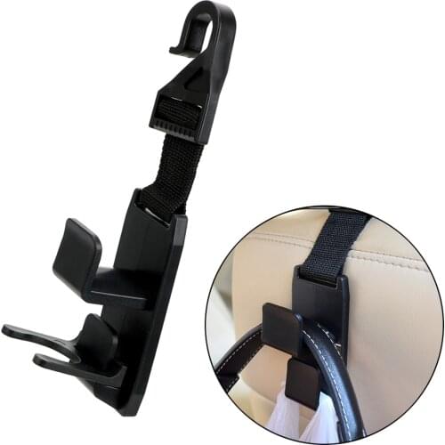 Auto Fastener Clip for Bags Purse Cloth Grocery 1 Piece Car Hanger Hooks Headrest Holder Car Seat Back Hooks