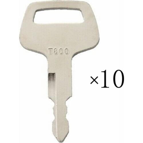 10pc For TCM T800 Keys Heavy Equipment Loader Ignition Key