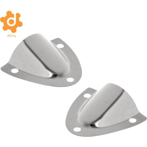 2pcs Stainless Steel 316 Midget Clam Shell Wire Cable Vent Cover For Boat