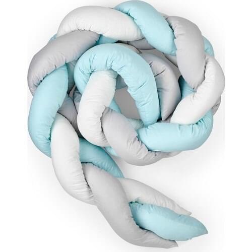 3 piece Netting Cradle Edge Protective back pillow, can be rolled up during sleep pillow sleeping area can be used as crib decor