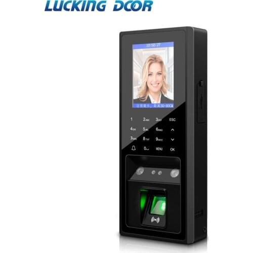 300pcs faces /3000 figners 2.8inch LCD TCP Biometric Fingerprint & face Access Control device door access control system kit