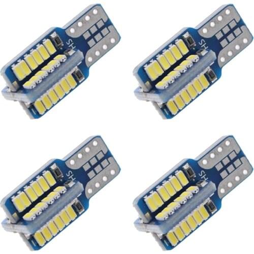 50PCS T10 W5W LED Bulbs Canbus 12V 3014 48SMD 194 168 Car Interior Dome Reading Light Auto Clearance License Plate Lamp Lights