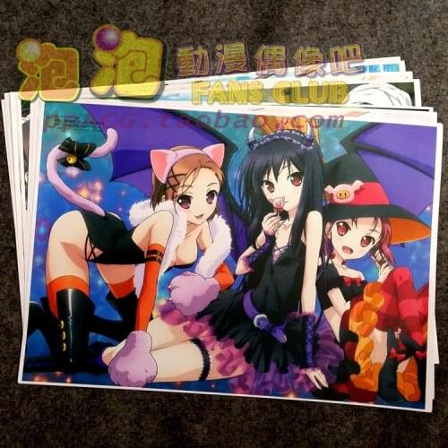 8Pcs/1lot Anime Accel World Picture Posters Figures Poster 42x29cm for Wall Home Decoration Collection Gift