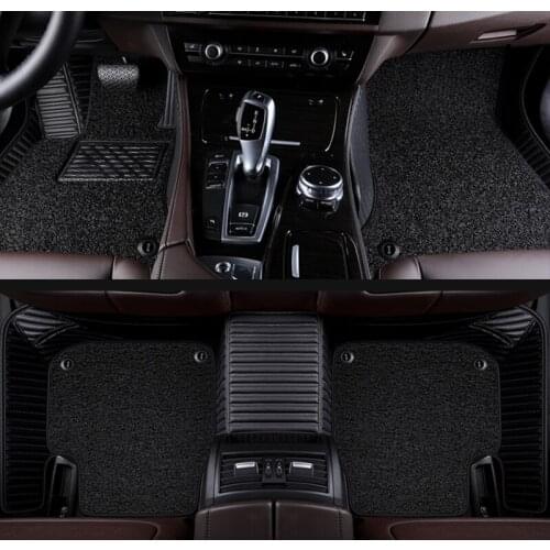 MATIKOHI Custom car floor mats For land rover Range Rover Sport defender discovery 3 4 freelander 2 evoque foot mats accessories