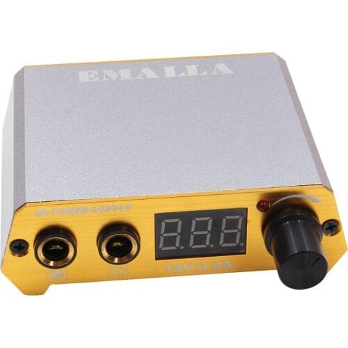 New LCD Tattoo Power Supply Mini Durable Tattoo Power Supply For Tattoo Machine Gun Foot Pedal Clip Cord Tattoo Kit