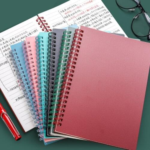 Morandi Spiral Coil A5/B5/A4 Journal Notebook Planner Agenda Organizer Grid Line Paper Office Daily Work Notepad School Supplies