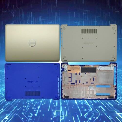 New for DELL INSPIRON 15-5000 5565 5567 P66F LCD Back Lid Cover Bottom base case Shell 04TVC8 0P5RRC 0P11KP Housing