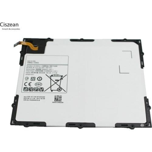 Ciszean 5Pcs 7300mAh EB-BT585ABE Replacement Battery For Samsung Galaxy Tablet Tab A 10.1 2016 T580 SM-T585C T585 T580N