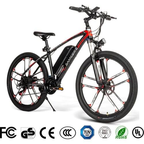 Electric bike foldable mountain bike 350W 48V 8Ah battery bike 3ModeSHIMANO 7-speed electric bike in stock in Poland warehouse