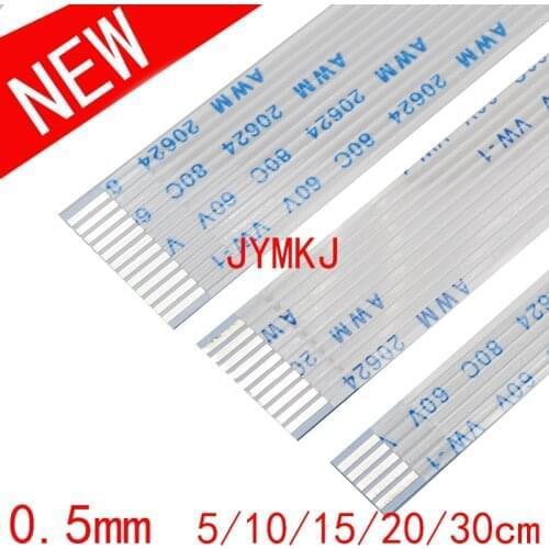 10PC FFC/FPC Ribbon Flexible Flat CABLE 0.5MM A B type 4P 6 7 8 10 12 14 16 18 20 22 24 26 28 30 32 33 34 36 38 40 45 50 54 Pin
