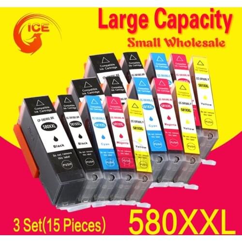 TS9550 TS9551C Cartridge For Canon Pixma TS9550 TS9551C TS 9550 TS 9551C Printer Ink Cartridge PGI 580 PGI580 XXL