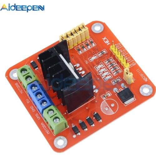 L298N DC Motor Dual H Bridge Driver Module Stepper Motor Driver Board With Current Induction For Arduino PIC AVR