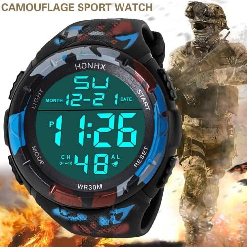 Watch Men Luxury Sports Analog Digital LED Simple Military Silicone Sport Wrist Watches Men For Gift Clock Relogio Masculino