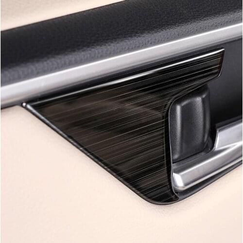 For Toyota Rav4 Rav 4 2019 2020 Stainless Steel Car Interior Door Handle Bowl Stickers Trim Door Decoration Frame Accessories