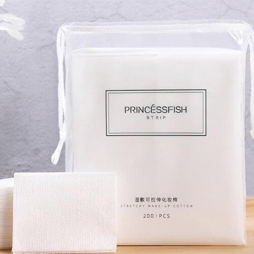 200PCS Disposable Skin Stretchable Wet Compress Cotton Makeup Remover Wipes Towel Toner Skincare Cleaning Tools