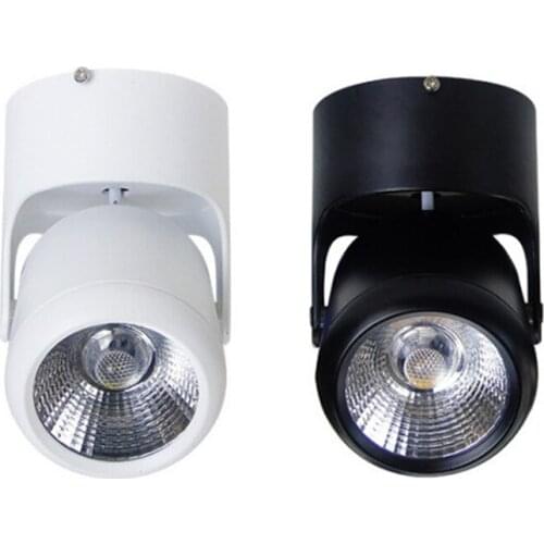 Surface Mounted Led downlights 15W 20W COB Ceiling Spot light AC85-265V 360 degree Rotation Ceiling Downlight