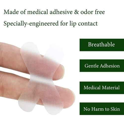 30pcs Snore Stopper Nasal Lip Stickers Breathable Sleeping Nose Mouth Guard Snoring Stickers Health Care