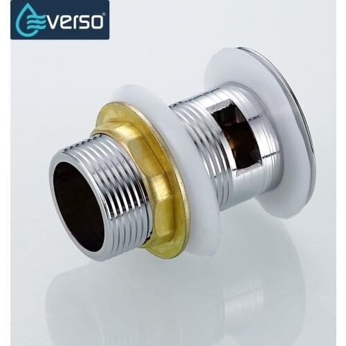 EVERSO Drain With Overflow Sink Drain Plugs Kitchen Sink Strainer Shower Drain Stopper Bathtub Bathroom Accessories