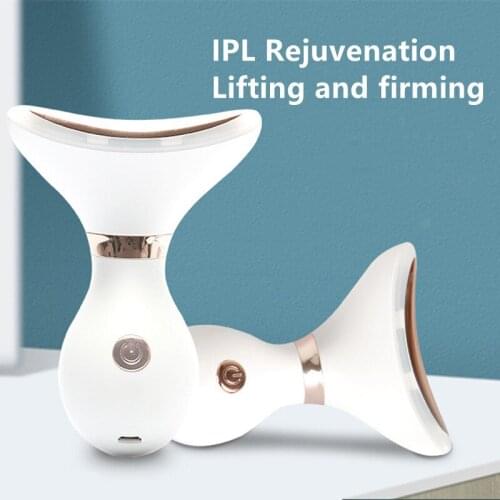 LED Photon Skin Rejuvenation Wrinkle Double Chin Remover Face Lifting Tightening Neck Slimmer Beauty Device Neck Lifting