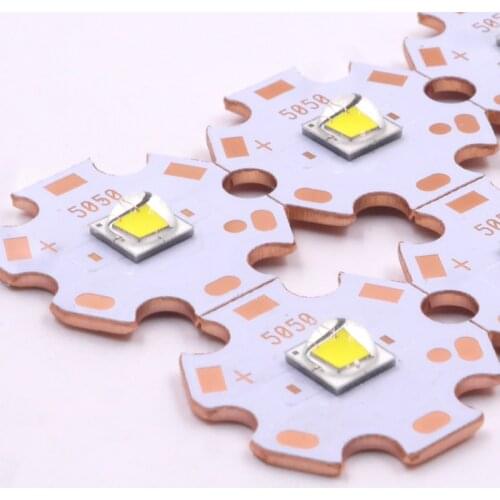 Luminus SST40 SST40.2 led eitter 15W 7000K cold white on 16mm/20mm DTP copper board with gasket