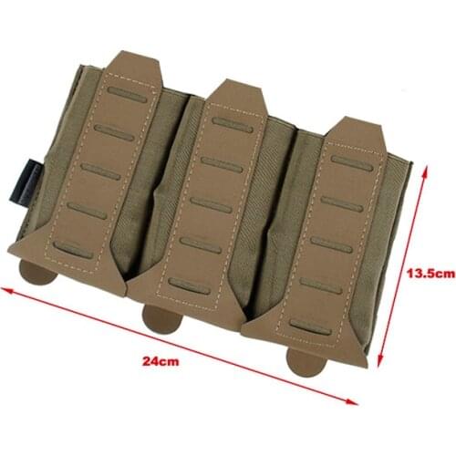 TMC Tactical New Style Vest Accessory Pouch M4 Triple Bag TMC3599-CB/RG/MC