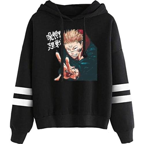 Personality Jujutsu Kaisen Hoodie Anime Sweatshirts Men Women Harajuku Hoodies Boy Girls Hooded Pullover Jujutsu Kaisen Clothes
