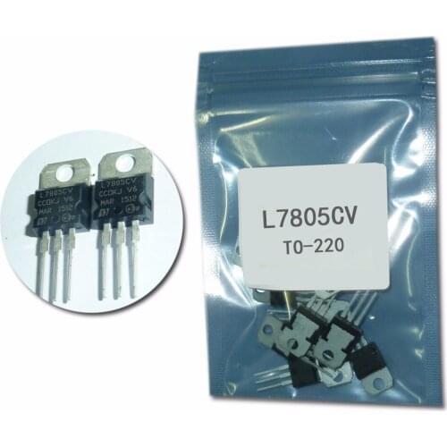 7805 L7805CV TO220 Three-terminal Voltage Regulator 10Pcs/lot