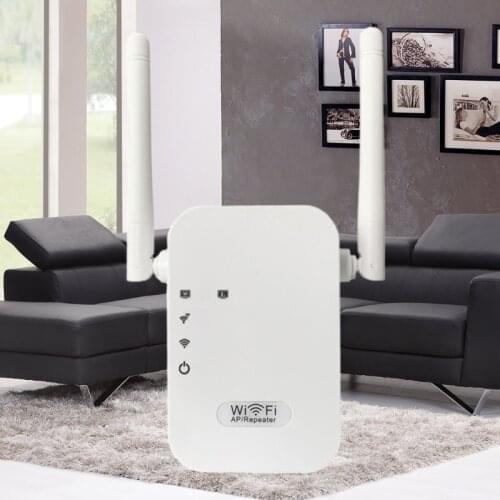 WiFi Extender Wireless Signal Booster for Home Wireless Signal Repeater Booster White PB+ABS Home Through the Wall