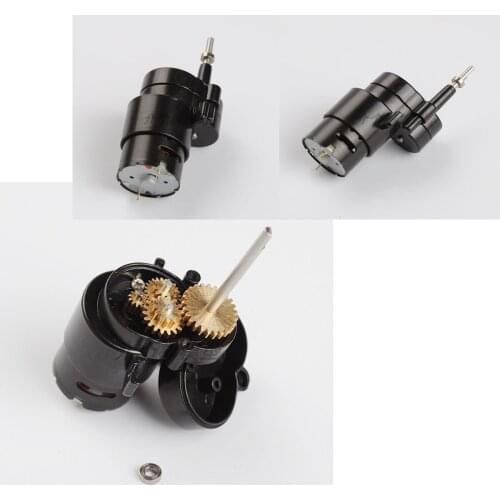 WPL D12 RC car parts upgrade 370 motor power Copper gear metal wave box Transmission Gearbox