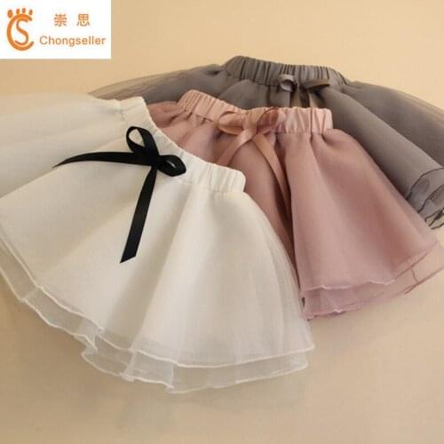 Baby Girls Skirts 2018 Fluffy Girls Princess Dance Party Tulle Skirts kids Layered Casual Skirt For Girls Ball Gown