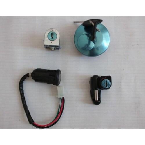 Z50 4 Wire Ignition Key Switch fuel tank key cap FOR honda moto motorcycle MONKEY bike z 50