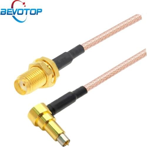 1pcs Short MS156 to SMA Female Jack Adapter Cable RG316 Pigtail Testing Cable Adapter RF Coaxial Extension Cable 15cm 6inch