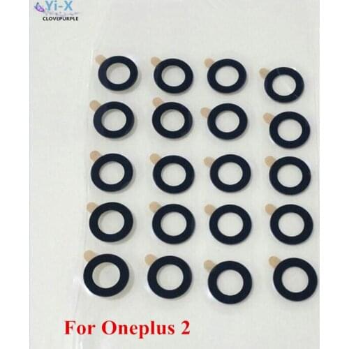 10PCS/Lot Rear Back Camera Glass Lens For Oneplus 2 One Plus Two Repair Parts
