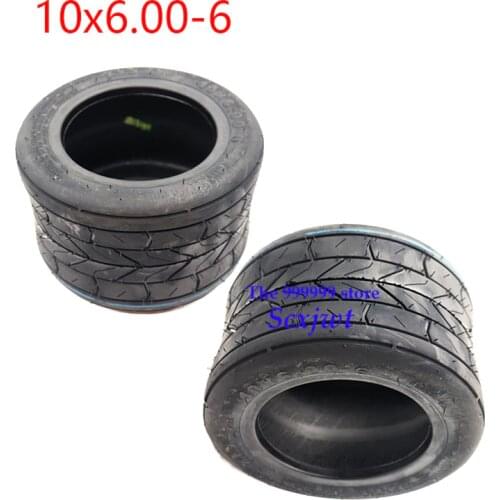 10x6.00-6 10 inch widened vacuum tyres 10*6.00-6 for small Harley motorcycle Electric scooter tubeless tires Accessories