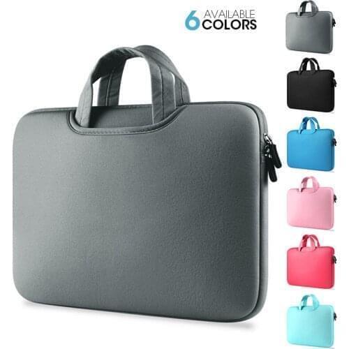 11 12 13 14 15 15.6 inch Laptop Bag Computer Sleeve Case Handbags Dual Zipper Shockproof Notebook Cover For all laptop